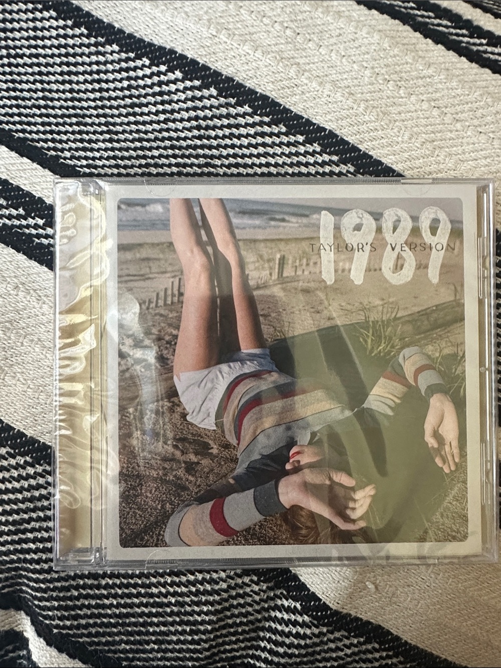 1989 taylors version cd with polaroids (yellow)